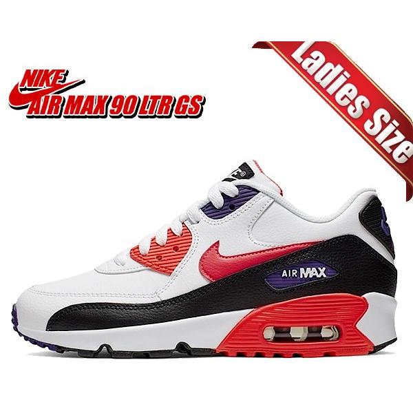 NIKE ナイキ エアマックス 90 GS AIR MAX LTR(GS) white/bright NIKE ナイキ エアマックス 90 GS AIR MAX LTR(GS) white/bright