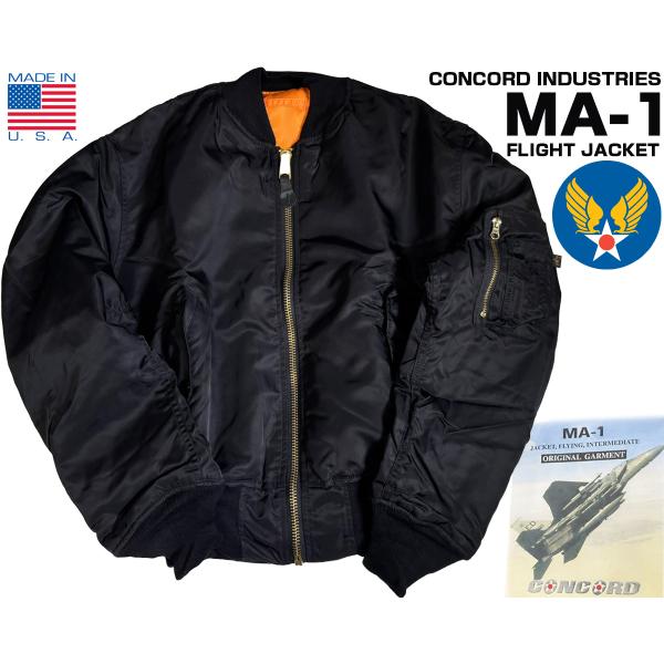 CONCORD MA-1 USA製　フライトジャケット 楽天市場】【U.S MILITARY / ユーエスミリタリー】CONCORD 90S