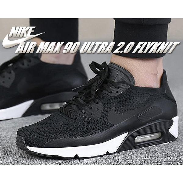 nike air max 90 flyknit black