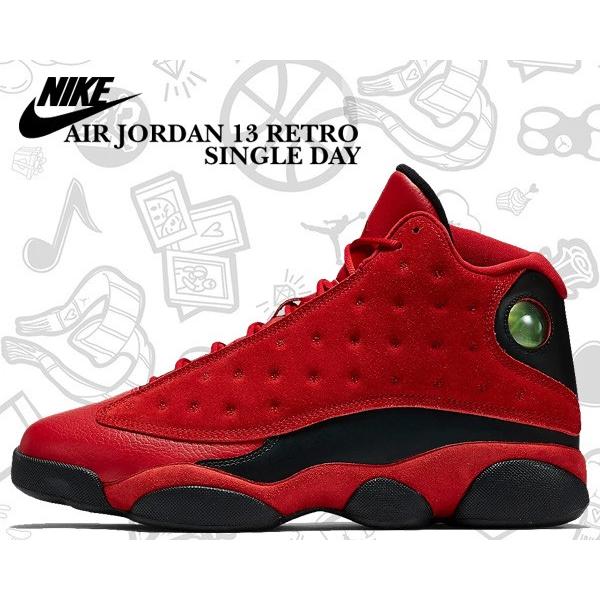 ナイキ エアジョーダン 13 NIKE AIR JORDAN 13 RETRO SINGLES DAY gym red/black  888164-601 AJXIII シングルデー スニーカー レッド 独身の日 パンダ