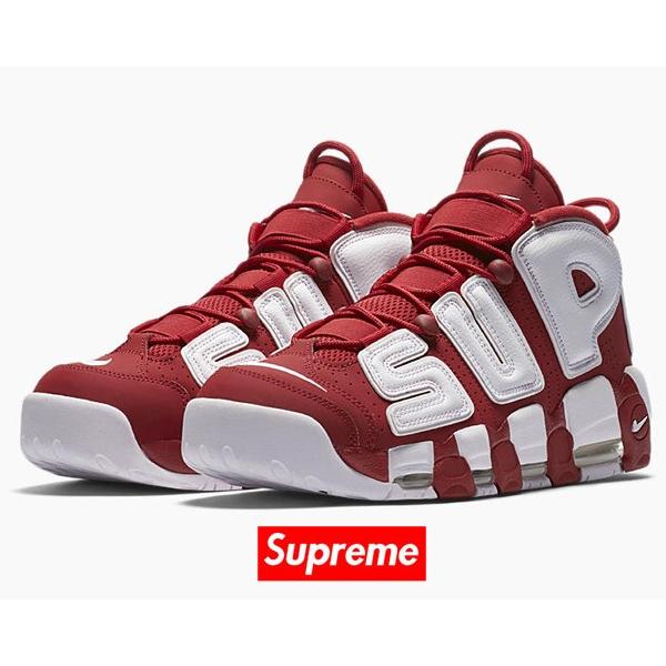 nike air uptempo supreme red