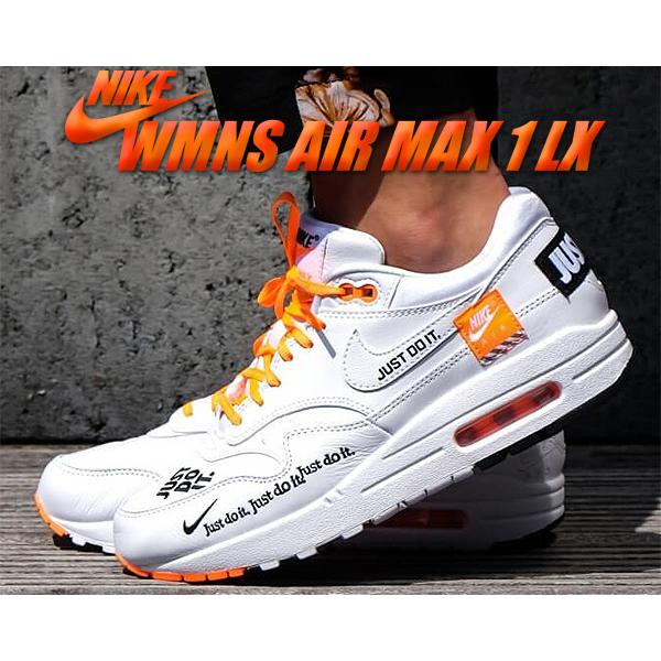 ナイキ ウィメンズ エアマックス 1 JDI 917691-100 NIKE WMNS MAX 1 LUX JUST DO IT white/black-total orange スニーカー ホワイト エア マックス Online - - Yahoo!ショッピング