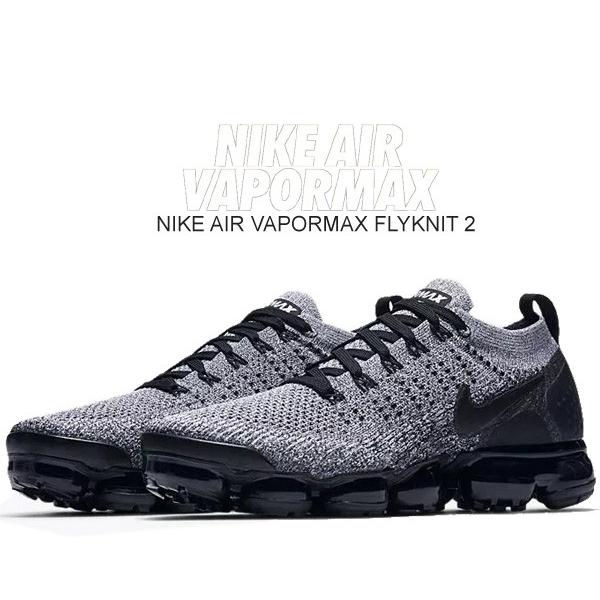 nike vapormax flyknit 2 white black black