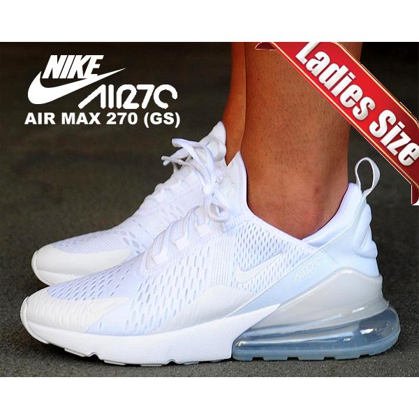 NIKE ナイキ エアマックス 270 ガールズ AIR MAX (GS) white/wht NIKE ナイキ エアマックス 270 ガールズ AIR MAX (GS) white/wht