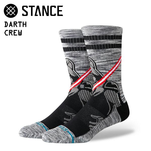 STANCE（スタンス） スタンスソックス ダースベイダー クルー ブラック