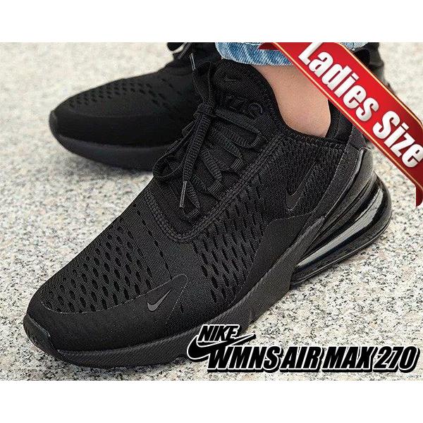 nike air max 270 triple black womens