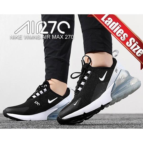 ナイキ ウィメンズ エアマックス 270 NIKE WMNS AIR MAX 270 black/white-pur platinum ah6789-013  スニーカー レディース ブラック メッシュ :ah6789-013:LTD Online - 通販 - Yahoo!ショッピング