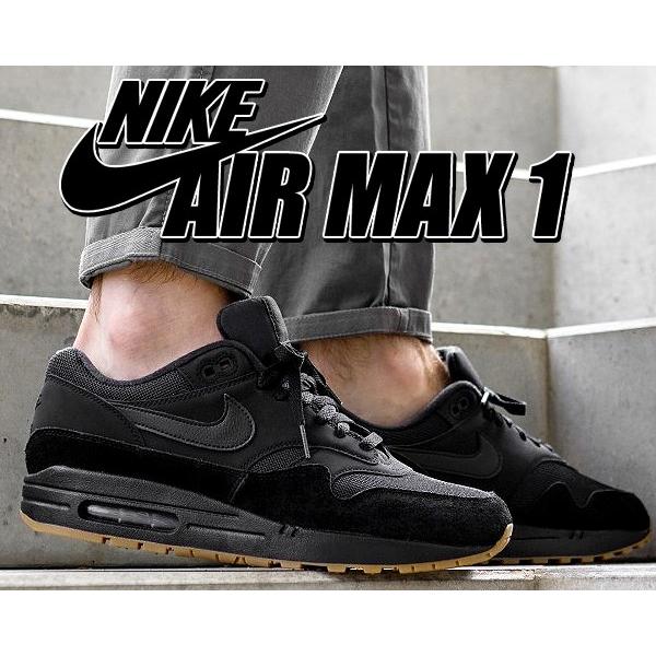 nike air max 1 black black