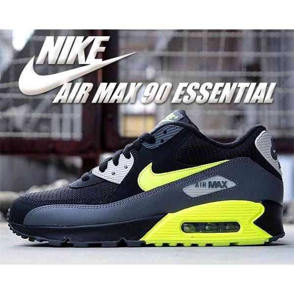 nike air max 90 essential black volt