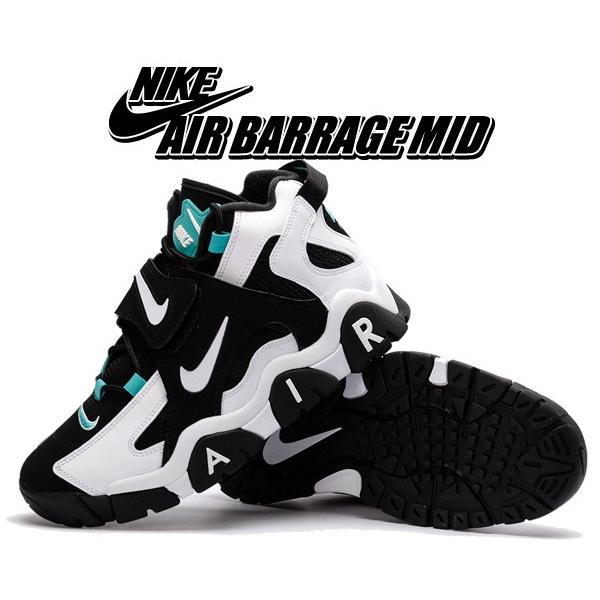 NIKE ナイキ エア バラージ ミッド AIR BARRAGE MID black/white NIKE ナイキ エア バラージ ミッド AIR BARRAGE MID black/white