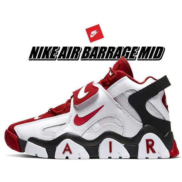 NIKE（ナイキ） エア バラージ ミッド NIKE AIR BARRAGE MID white