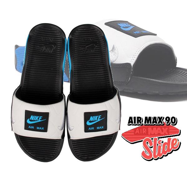 【美品】Nike Air Max 90 SLEDE ブラックサンダル NIKE ナイキ エアマックス 90 スライド AIR MAX SLIDE black/wolf grey