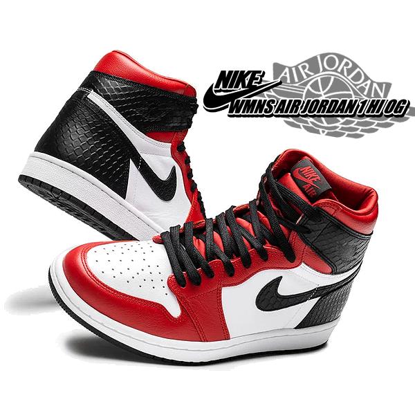 iCL EBY GAW[_ 1 nC NIKE WMNS AIR JORDAN 1 HI OG SATIN SNAKE gym red/black-white cd0461-601 Xj[J[ Te Xl[N Wbh