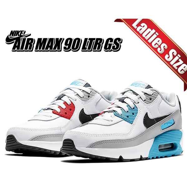 NIKE ナイキ エアマックス 90 レザー ガールズ AIR MAX LTR(GS NIKE ナイキ エアマックス 90 レザー ガールズ AIR MAX LTR(GS