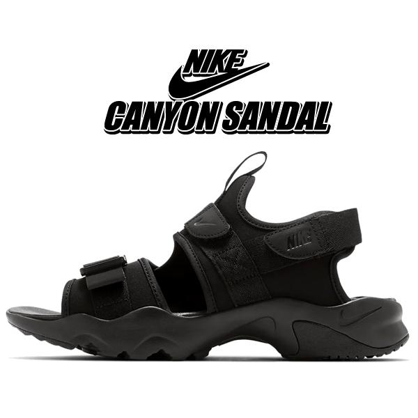 ナイキ キャニオン サンダル NIKE CANYON SANDAL black/black-blk