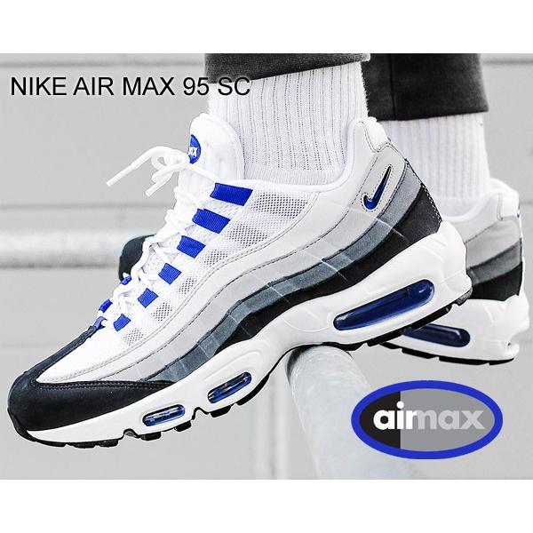 ナイキ エアマックス 95 NIKE AIR MAX 95 SC white/racer blue-anthracite cj4595-100  スニーカー グラデーション AM95 :cj4595-100:LTD Online - 通販 - Yahoo!ショッピング