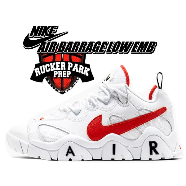NIKE ナイキ エア バラージ ロー AIR BARRAGE LOW EMB white