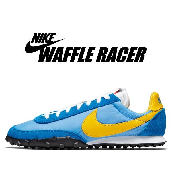 ナイキ ワッフルレーサー Nike Waffle Racer University Blue Amarillo Cn5449 400 スニーカー レトロランニング ブルー イエロー Cn5449 400 Ltd Online 通販 Yahoo ショッピング