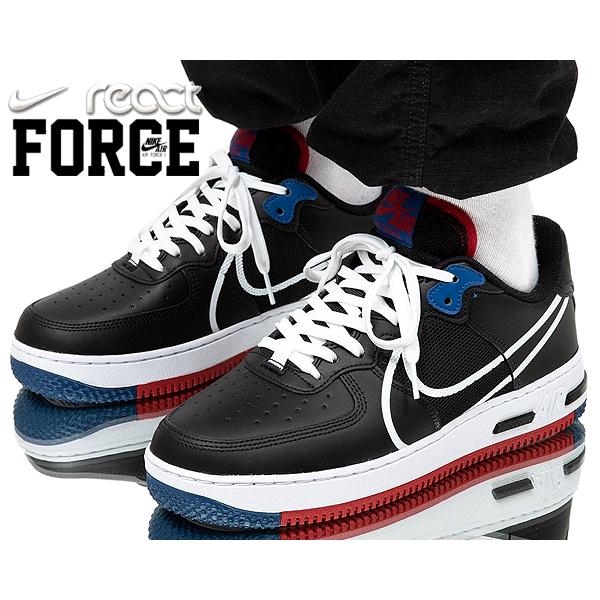 NIKE ナイキ エアフォース 1 リアクト AIR FORCE REACT black NIKE ナイキ エアフォース 1 リアクト AIR FORCE REACT black