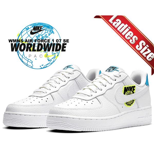 ナイキ ウィメンズ エアフォース 1 07 Se Nike Wmns Air Force 1 07 Se White Wht Volt Laser Blue Ct1414 101 スニーカー レディース ホワイト Worldwide Ct1414 101 Ltd Online 通販 Yahoo ショッピング