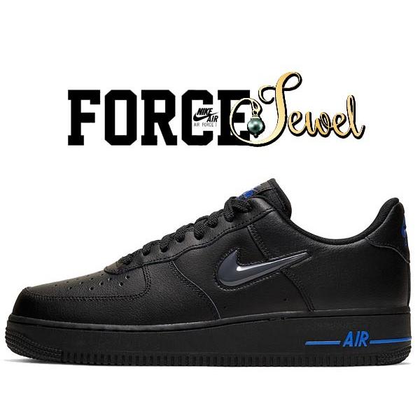 air force 1 jewel black and blue