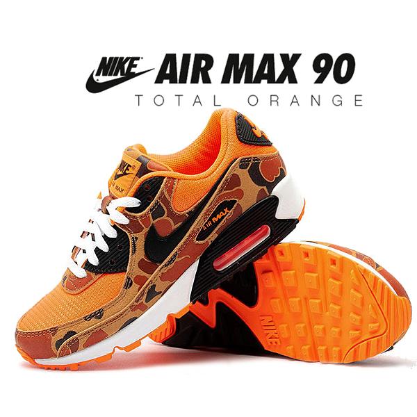 orange black air max 90