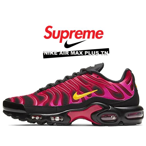 nike air max plus pink and black