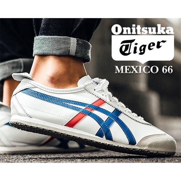 オニツカタイガー メキシコ 66 Onitsuka Tiger MEXICO 66 WHITE/BLUE dl408 0146 スニーカー  トリコロール リンバー