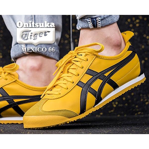 オニツカタイガー メキシコ 66 Onitsuka Tiger MEXICO 66 YELLOW/BLACK dl408-0490 スニーカー  イエロー ブラック メンズ キル・ビル Kill Bill レディース