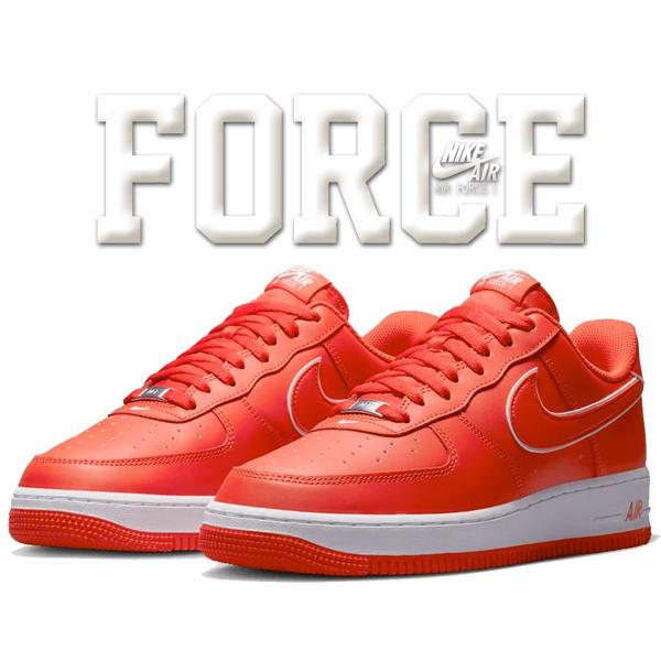 エア フォース 1 ナイキ エアフォース 07 NIKE AIR FORCE picante red