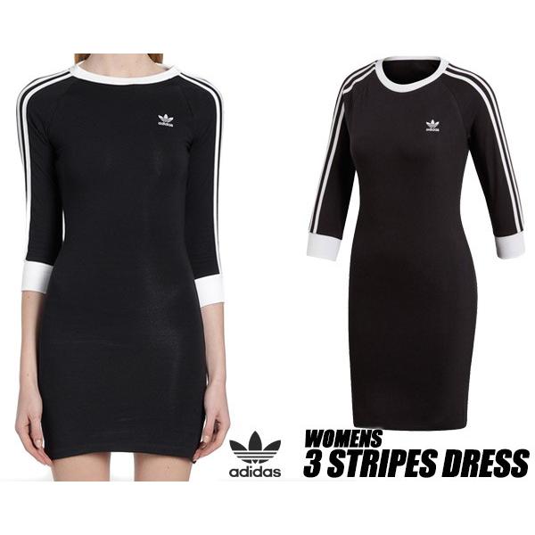 アディダス オリジナルス アパレル Adidas Originals 3 Stripes Dress Black レディース ウィメンズ スリーストライプ ワンピース ドレス ブラック Dv2567 Ltd Online 通販 Yahoo ショッピング