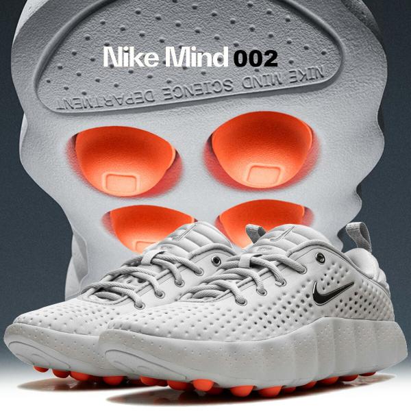 NIKE（ナイキ） マインド 002 ライトスモークグレー クローム NIKE