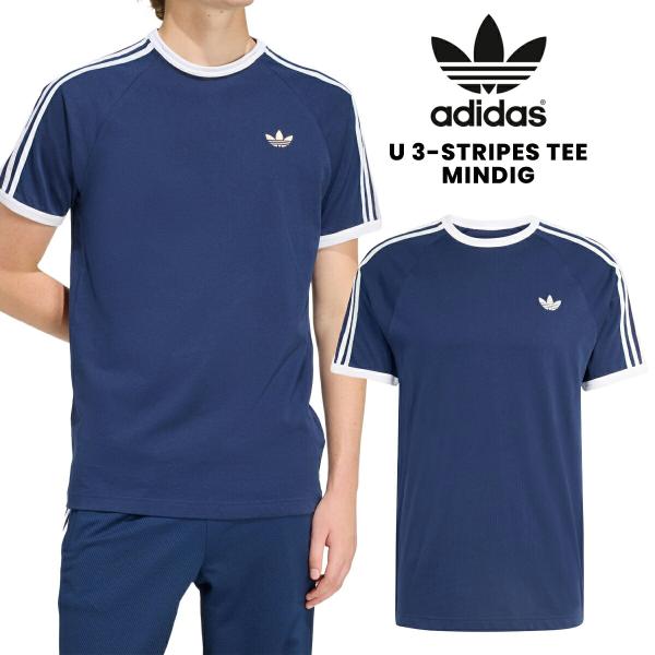 adidas（アディダス） U スリー ストライプス Tシャツ ナイト