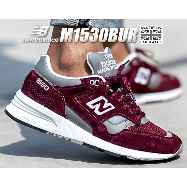 ニューバランス M1530 UK NEW BALANCE M1530BUR Made in England スニーカー NB 1500 30th  Anniversary UK 1530 バーガンディ width D