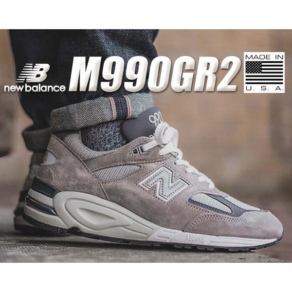 ニューバランス M990 V2 NEW BALANCE M990GR2 MADE IN U.S.A. Width:D