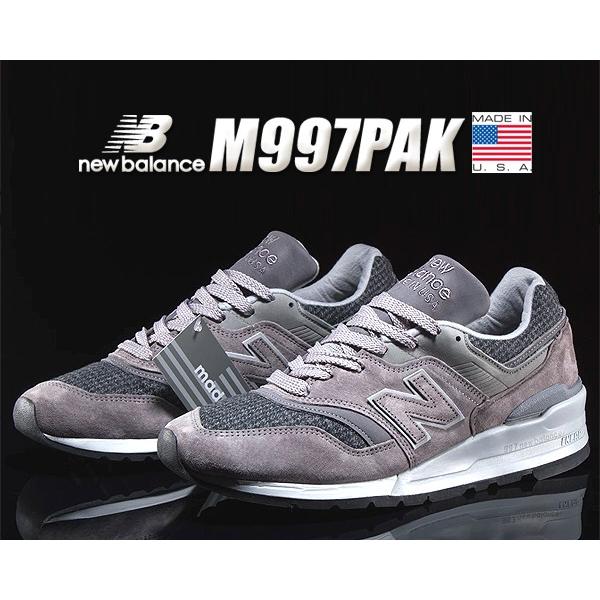 ニューバランス M997 NEW BALANCE M997PAK MADE IN U.S.A. ワイズ D スニーカー NB 997 GRAY メンズ  グレー :m997pak:LTD Online - 通販 - Yahoo!ショッピング