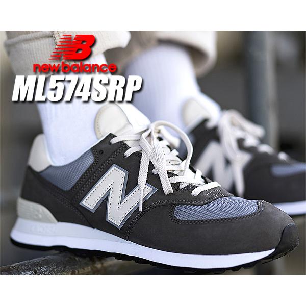 ニューバランス 574 NEW BALANCE ML574SRP GRAY width D グレー ...