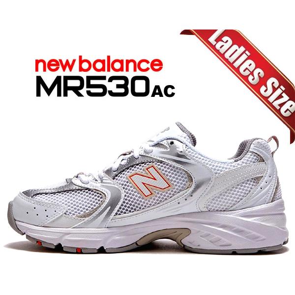 NEW BALANCE MR530ADC 24.0 ホワイト×シルバー×オレンジ New Balance（ニューバランス） NEW BALANCE MR530ADC width D Silver