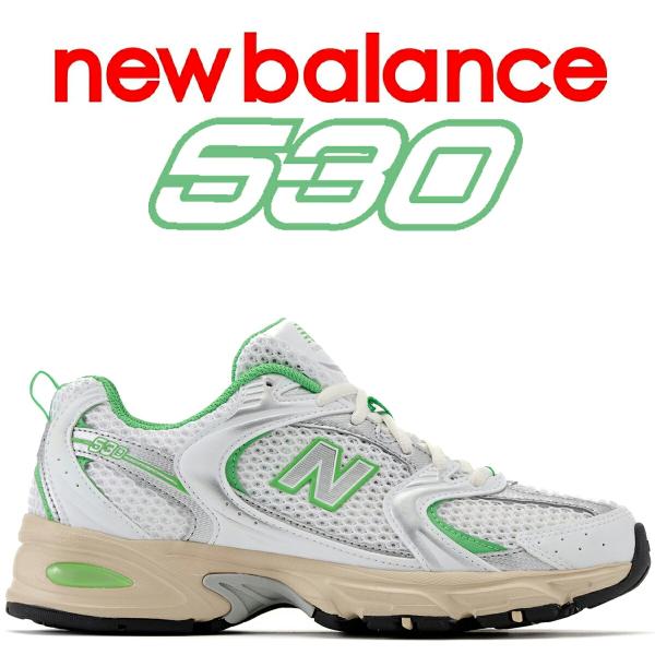 New Balance（ニューバランス） 530 ホワイト グリーン NEW BALANCE
