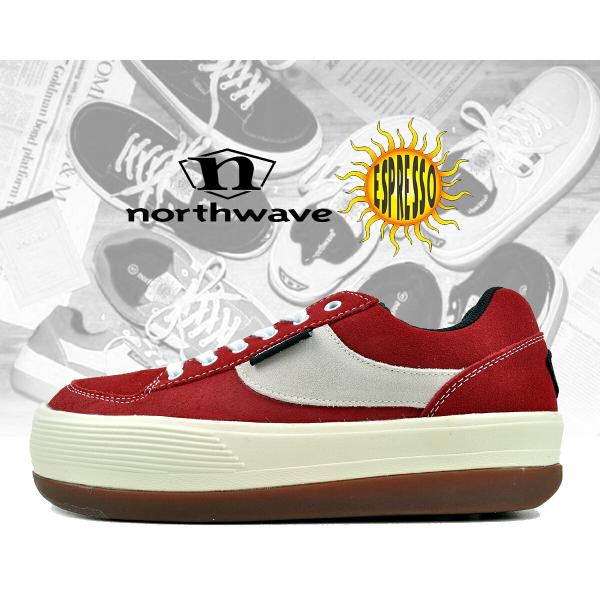 ノースウェーブ エスプレッソ スウェード Northwave ESPRESSO SUEDE RED/WHITE nw001-rew レッド スエード  90s 復刻 厚底 スニーカー アフタースノーシューズ : nw001-rew : LTD Online - 通販 - Yahoo!ショッピング