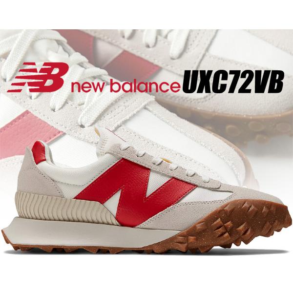 ニューバランス XC-72 NEW BALANCE UXC72VB width D WHITE/RED