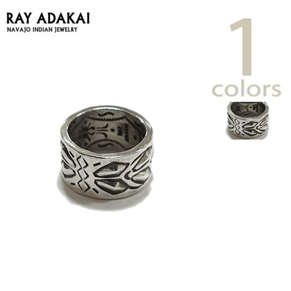 レイアダカイ RAY ADAKAI RAR-1 ダブルスタンプシルバーリング DBL/STP
