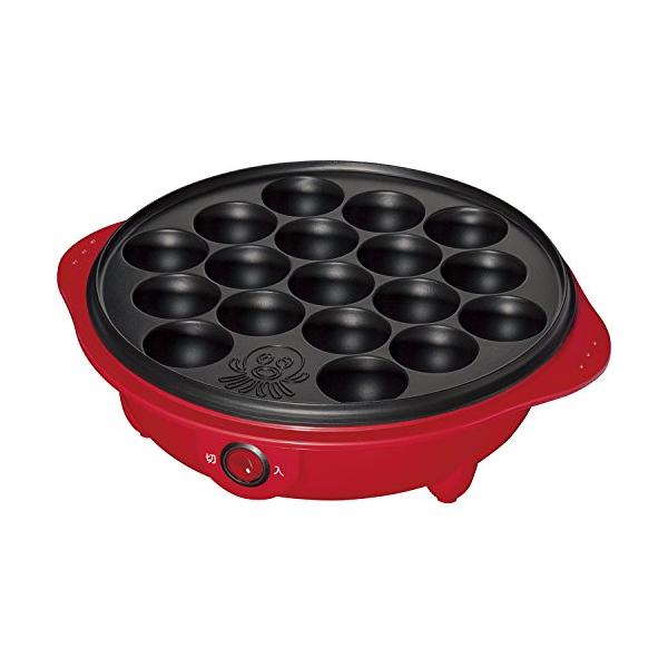 着脱式なし・たこ焼きプレートのみ 平面プレートなし OP-S18(R)・・Color:たこ焼きプレートのみPatternName:18穴・本体サイズ:幅26×奥行23×高さ8cm・本体重量:700g・原産国:中国・電源:AC100V(50/...