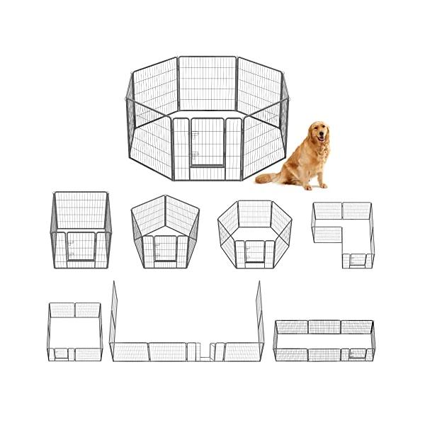 高さ80cm - 8枚グレーグレー/77×80cm（各パネル）-8枚/NPPK88G・Style:高さ80cm - 8枚グレー・パッケージ個数:1・カタチはアイデア次第スペースに合わせて8つのパネルを活かして、長方型、正方型、八角型、L字型...