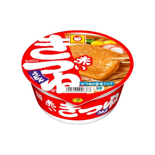 他サイト： マルちゃん 赤いきつねうどん 東 ( 96g×12個 / ケース販売 ) カップ麺 うどん (あげ 入り / 関東風だし ) カップうどん 箱買の商品画像