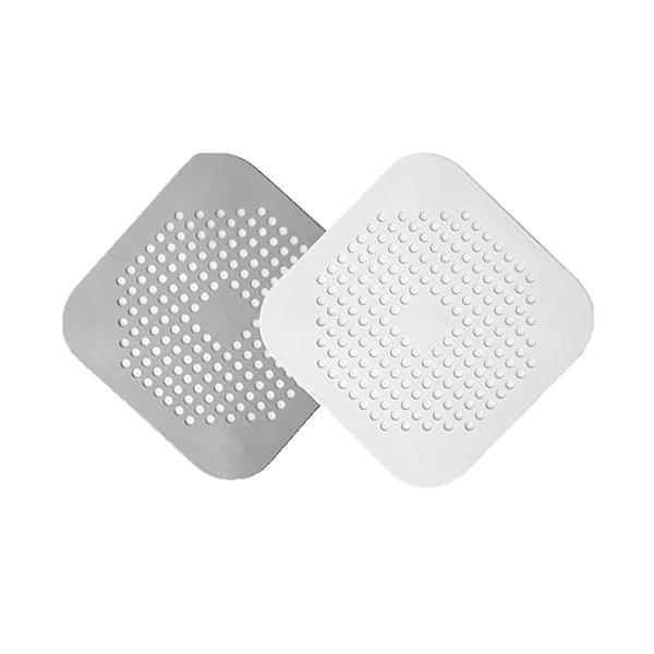 ホワイト +グレー/-/-・製品仕様2色セット(ホワイト＋グレー)、TPR材質を採用し、はしなやかで、長持ちします、サイズは約14.5*14.5（cm）。・製品の設計軽く押して固定して、強力に吸着して、4つの吸盤、吸着はしっかりしていて、簡...