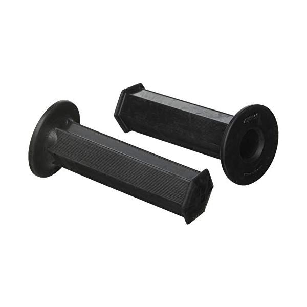 他サイト： キジマ(Kijima) バイクパーツ グリップ 六角(ヘキサゴン) ラバー製 130mm φ22.2mm 非貫通タイプ 汎用 ブラック 201-の商品画像