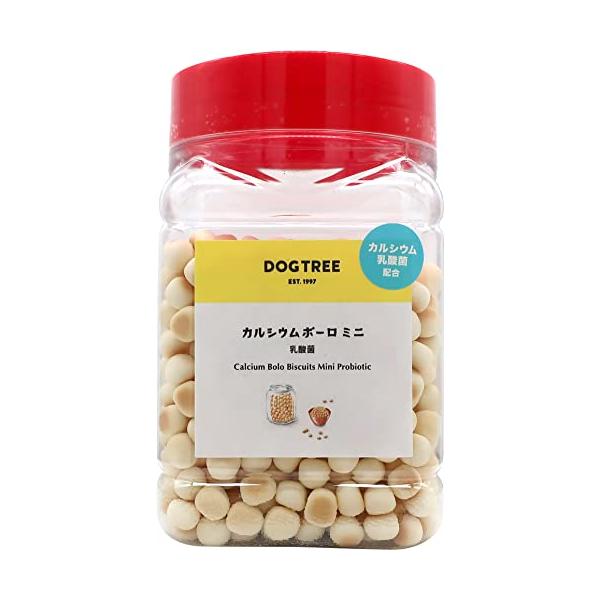 他サイト： 犬のおやつ 国産 ドッグツリー カルシウムボーロミニ 乳酸菌 220g dogtree DOGTREEの商品画像