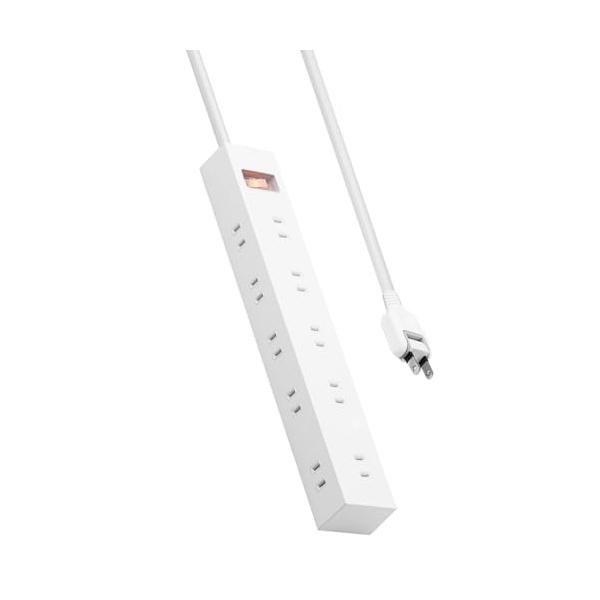 (1) 電源タップホワイト/2m/ECT-1520WH・Style:(1) 電源タップSize:2mColor:ホワイト・パッケージ個数:1・上面と側面にそれぞれ5個口ずつ、計10個口の2ピン式差込口を搭載したタップです。・差込口を2面に分...