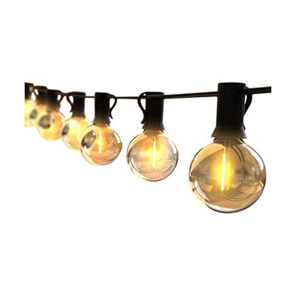 コンテンポラリー電球色-5.5m/Black-G40-5.5m/DC001・Size:Black-G40-5.5m・『商品仕様』：ストリング長：5.5m、間隔：0.5m、電球消費電力：0.8ｗ 省エネ96%、定格電圧：AC100V 50/6...